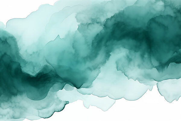 Beruhigende Aquarellabstraktion in Grüntönen Beruhigende Aquarellabstraktion in Grüntönen