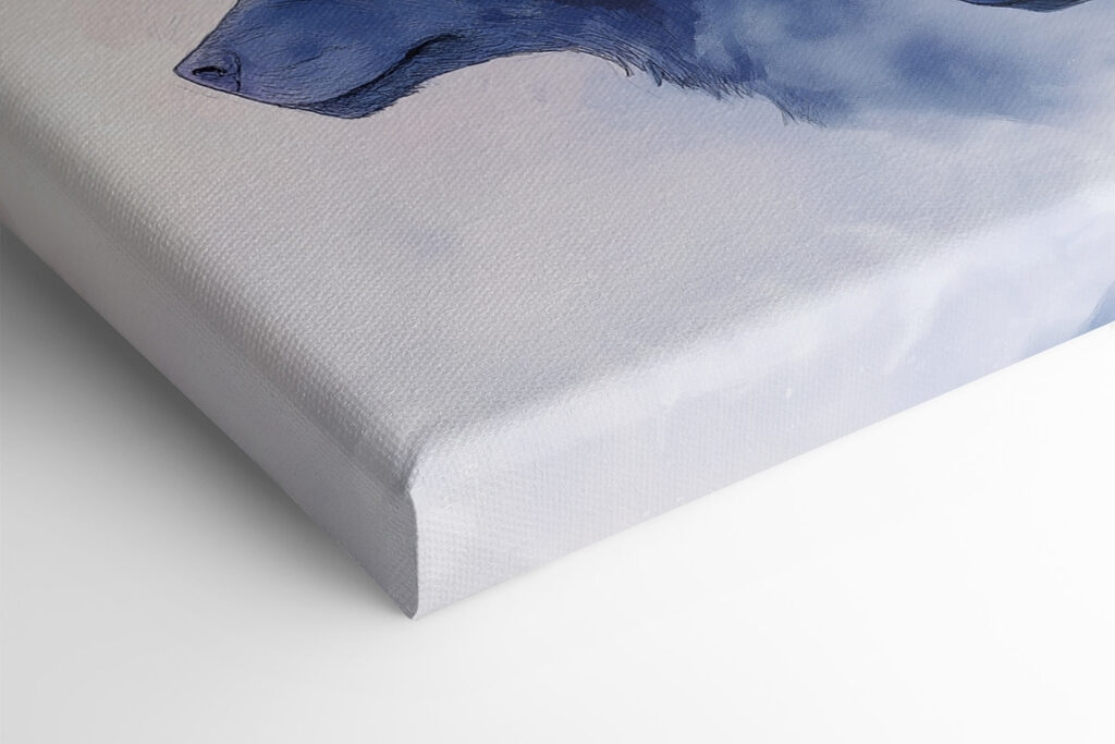 Woman with white hair and wolfs Woman with white hair and wolfs