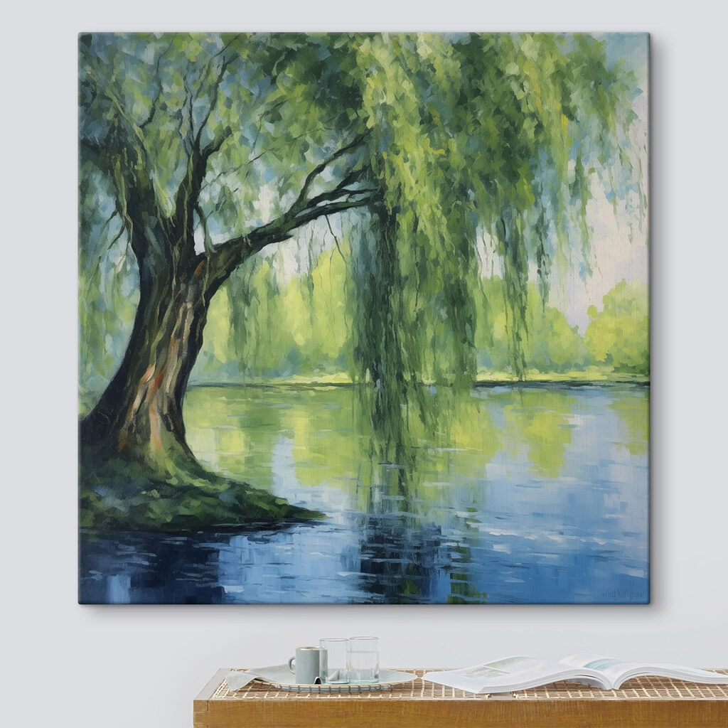 Tree next to water