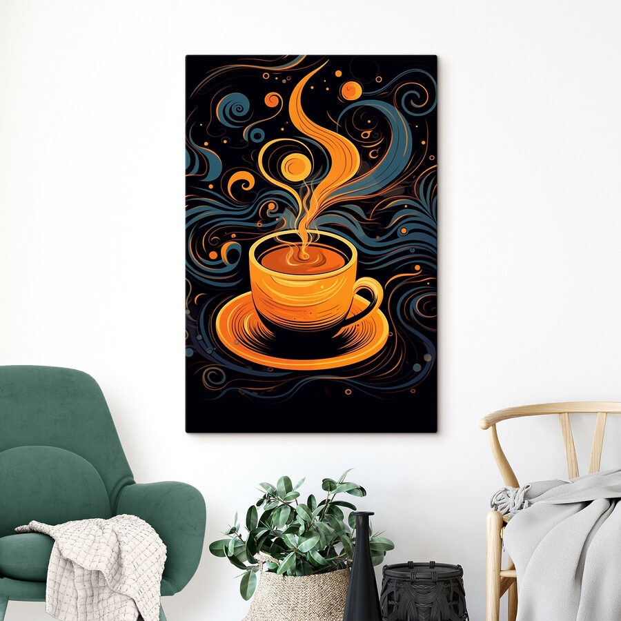 Kaffeetasse mit Rauch