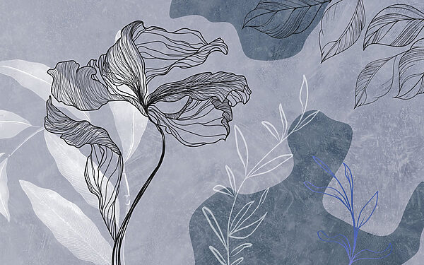 Zeichnung einer Blume Zeichnung einer Blume