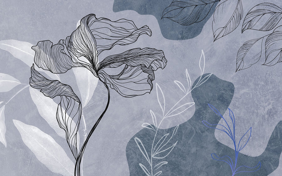 Zeichnung einer Blume