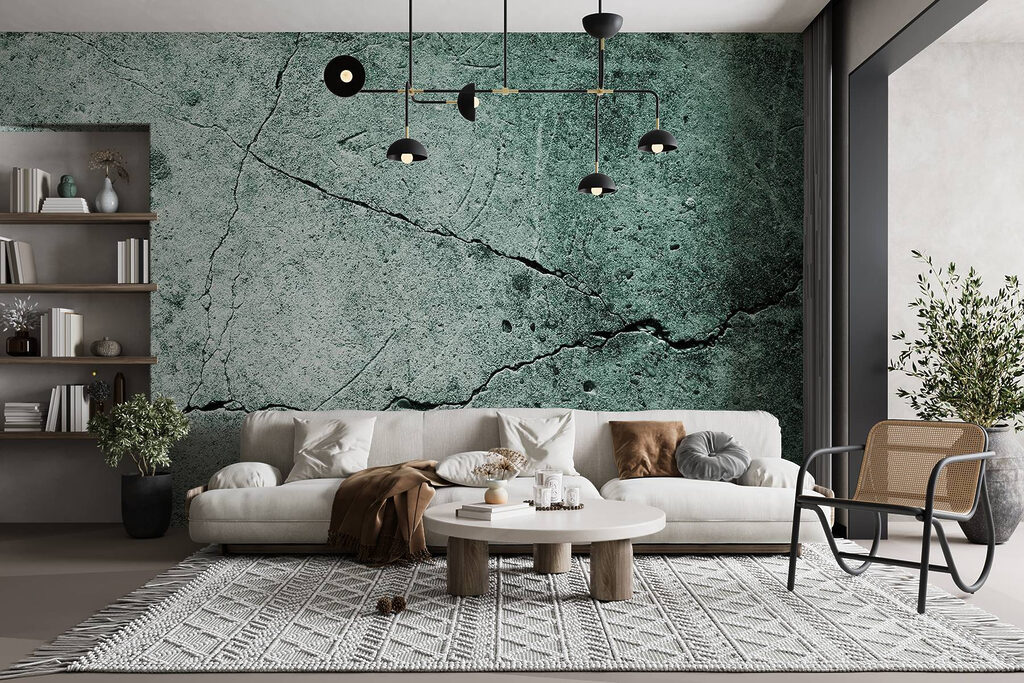 Cracked texture in muted tones