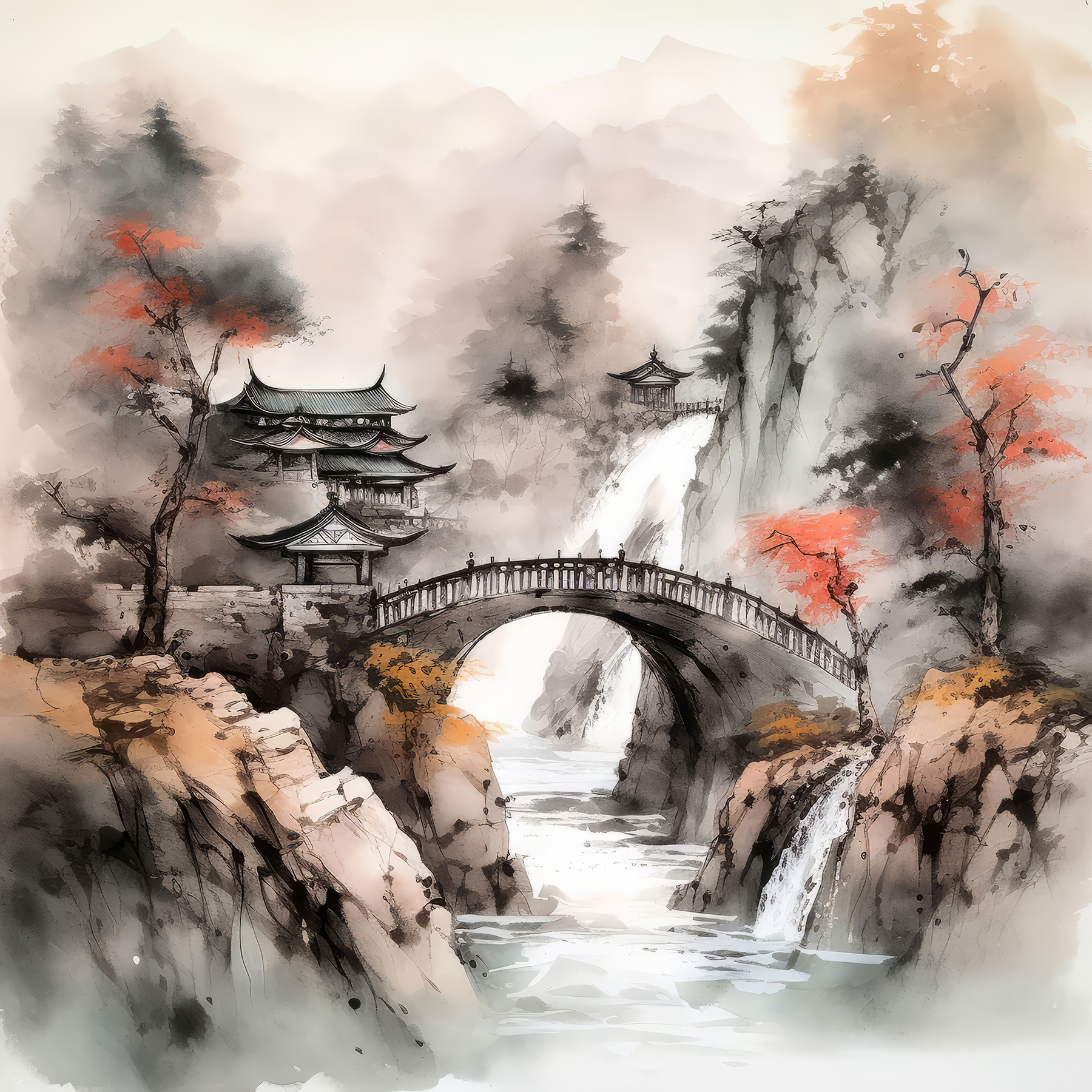 Bridge over a river