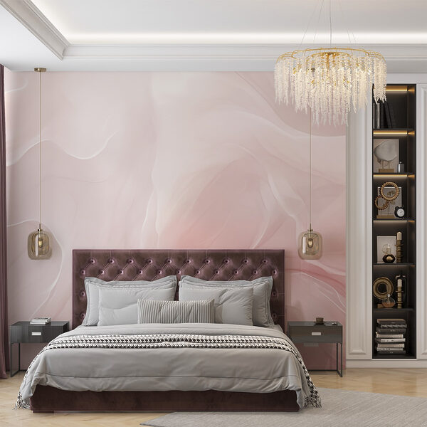 Fototapeten Fototapeten Weiche Kurven in sanften Farbtönen (Artikelnummer: w02188)