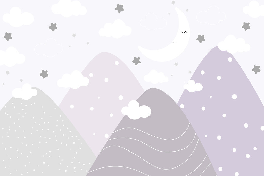 Mond und Wolken am Himmel Mond und Wolken am Himmel