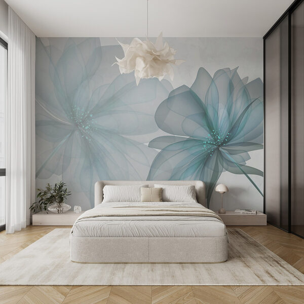 Ein Paar transparente Blumen Ein Paar transparente Blumen