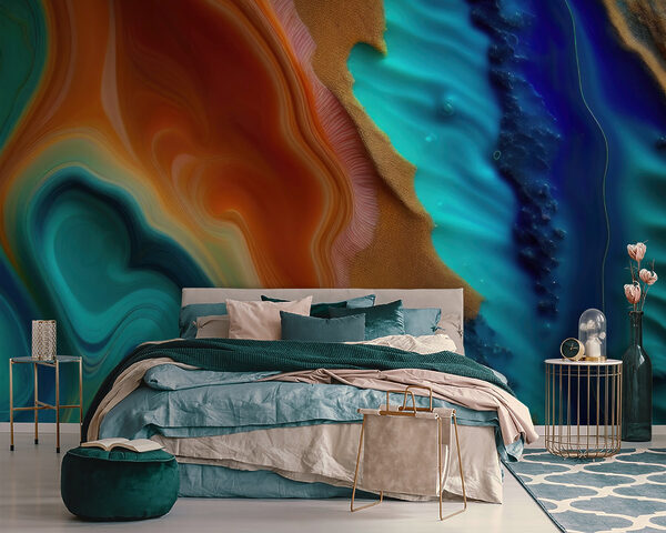 Faszinierende Wellen aus Farbe und Textur Faszinierende Wellen aus Farbe und Textur
