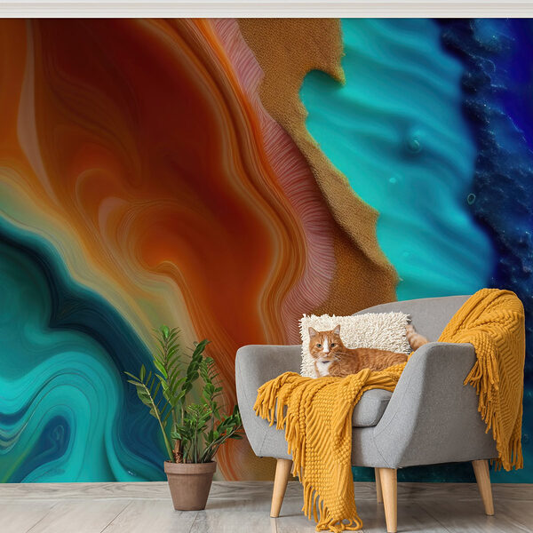 Faszinierende Wellen aus Farbe und Textur Faszinierende Wellen aus Farbe und Textur