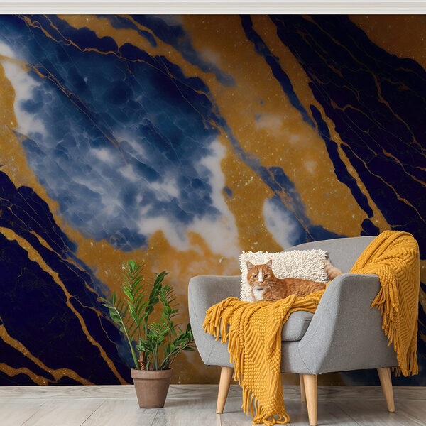 Schöne blaue und orangefarbene Muster. Schöne blaue und orangefarbene Muster.