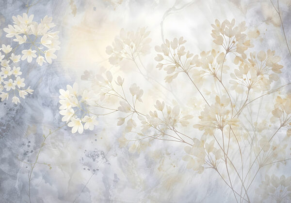 Soft blooms on a gentle backdrop