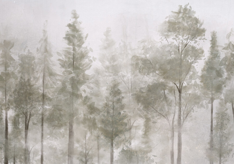 Baumgruppe im Nebel