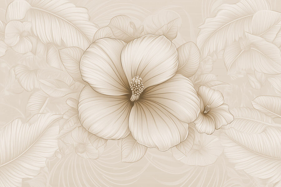Soft blooms on a delicate background Soft blooms on a delicate background