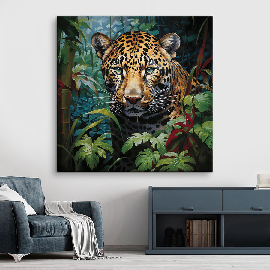 Leopard im Dschungel
