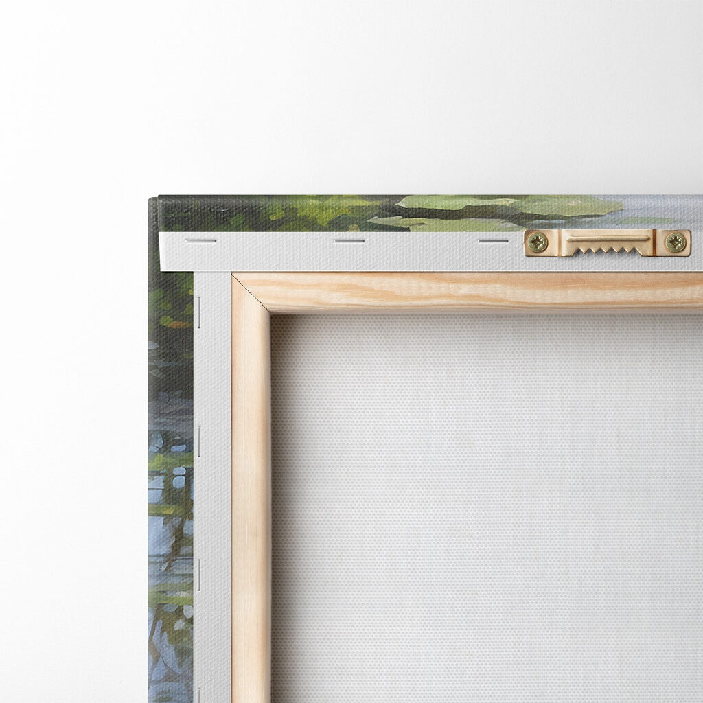 Group of white flowers in a pond Group of white flowers in a pond