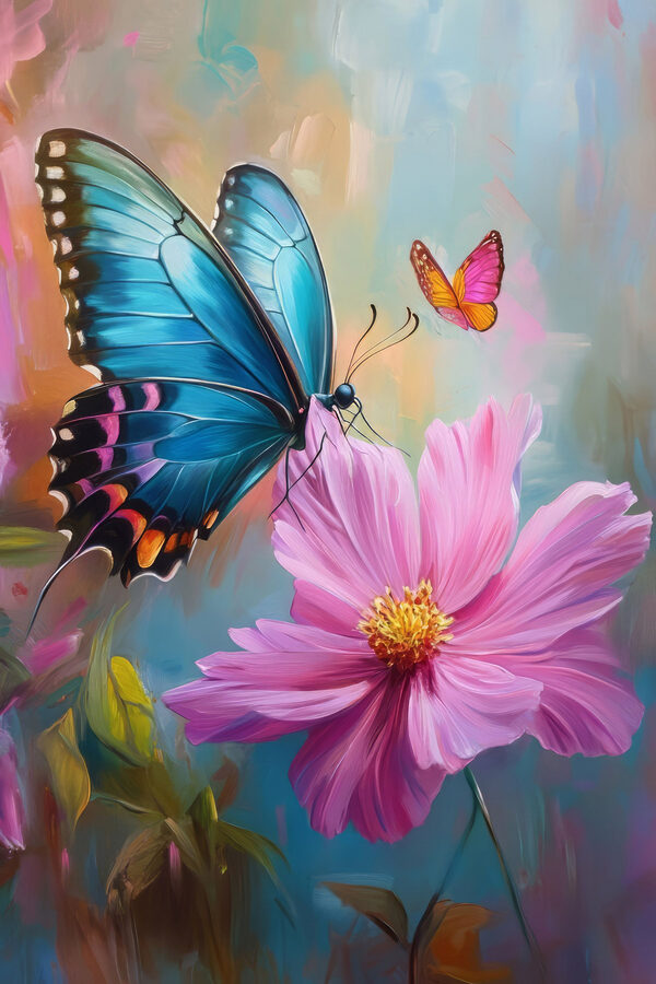 Schmetterling auf einer Blume Schmetterling auf einer Blume