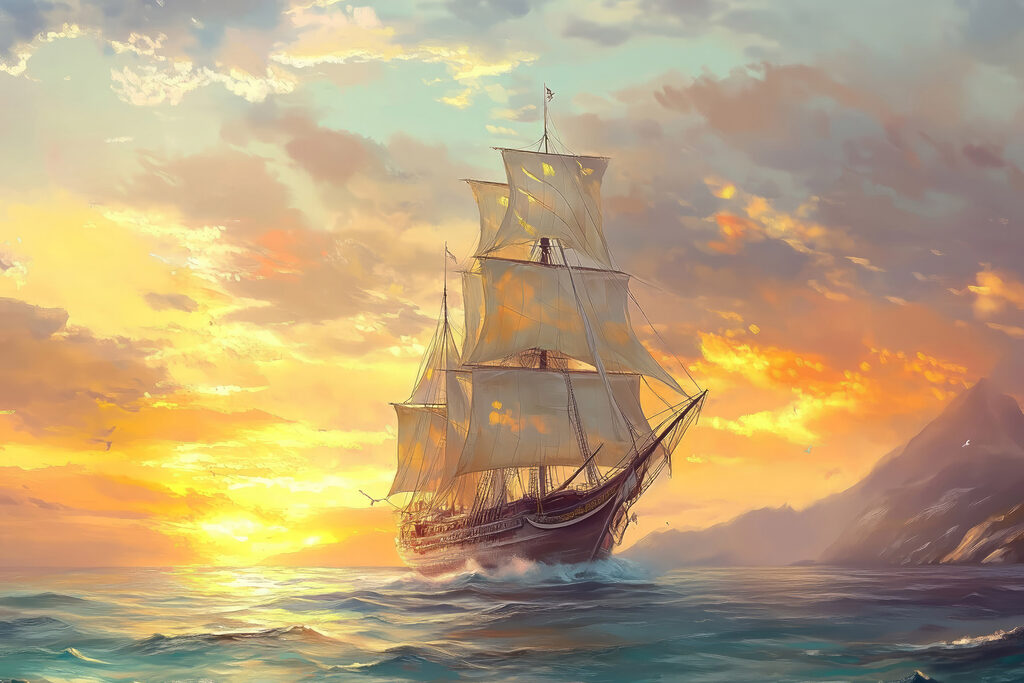 Ship in the ocean Ship in the ocean