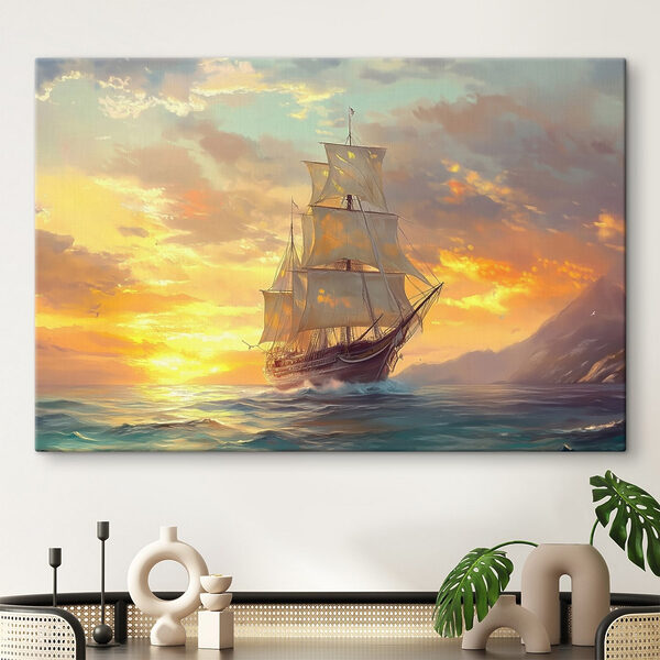 Schiff auf dem Ozean Schiff auf dem Ozean