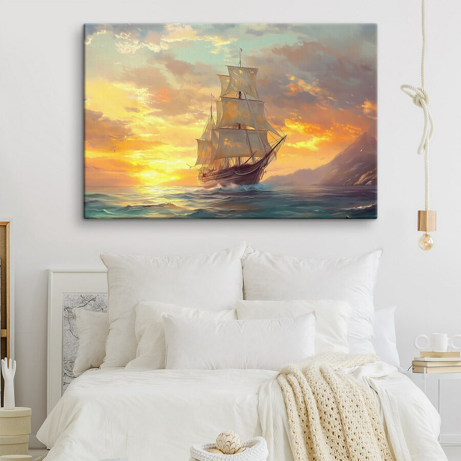 Schiff auf dem Ozean Schiff auf dem Ozean