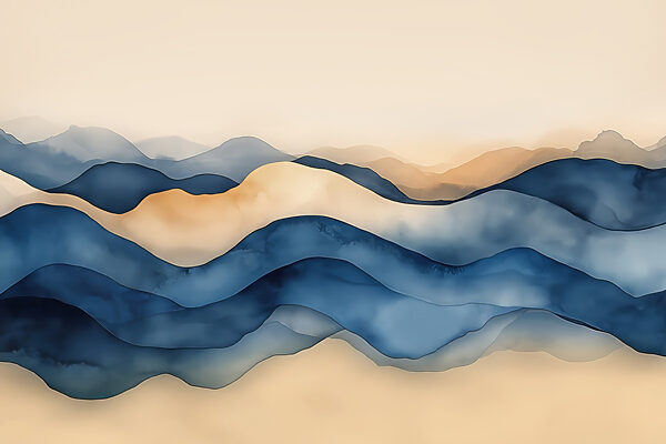 Blaue und braune Wellen Blaue und braune Wellen