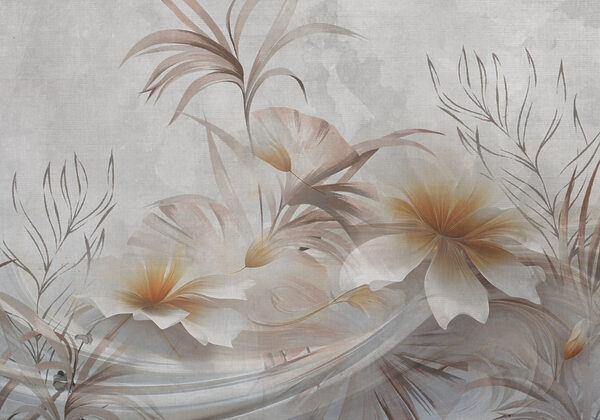 Elegantes florales Design mit sanften Farbtönen Elegantes florales Design mit sanften Farbtönen