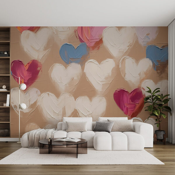 Bunte Herzen auf einem strukturierten Hintergrund w02226pig19ms 600x600 - Bunte Herzen auf einem strukturierten Hintergrund