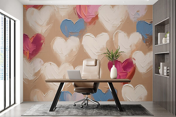 Bunte Herzen auf einem strukturierten Hintergrund w02226piw1mr 600x400 - Bunte Herzen auf einem strukturierten Hintergrund