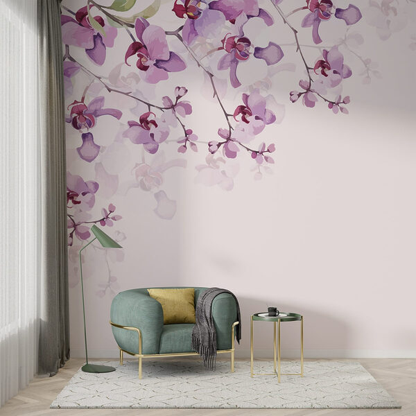 Zarte Orchideen in sanften Pastelltönen Zarte Orchideen in sanften Pastelltönen