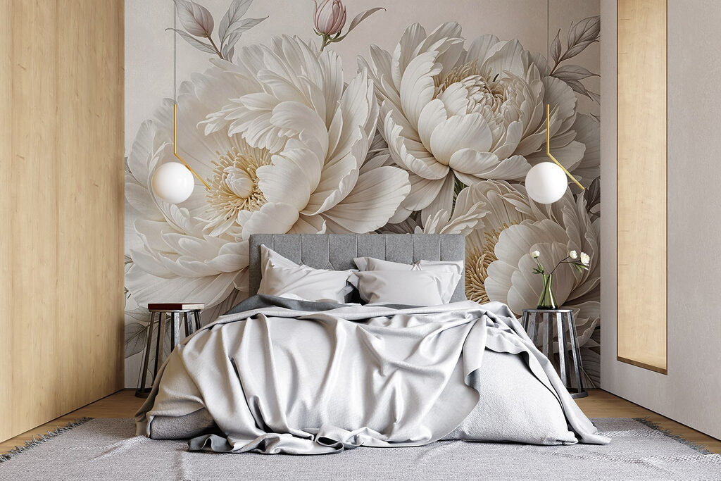 Group of white flowers