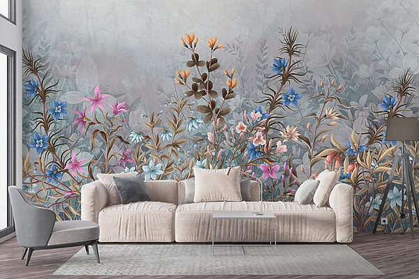 Malerei von Blumen und Blättern w08428pig11r 600x400 - Malerei von Blumen und Blättern