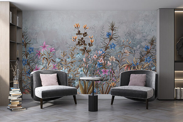 Malerei von Blumen und Blättern w08428pig31r 600x400 - Malerei von Blumen und Blättern