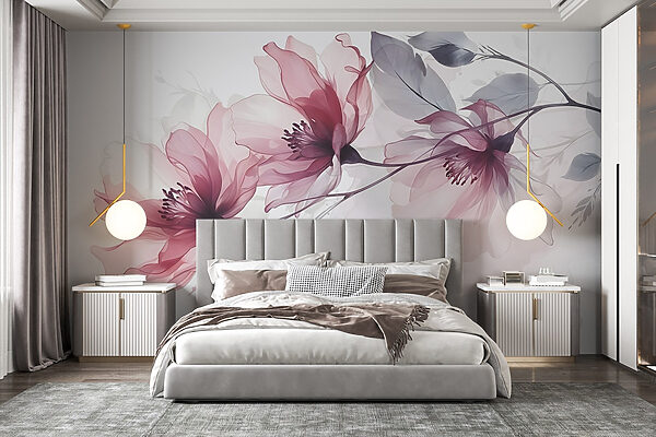 Delicate blooms in soft hues Delicate blooms in soft hues