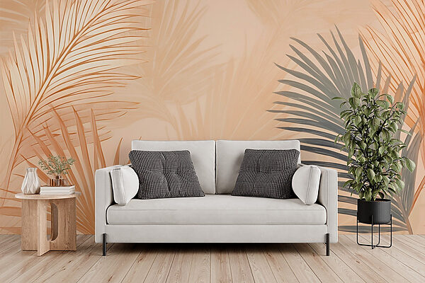 Serene foliage in soft hues