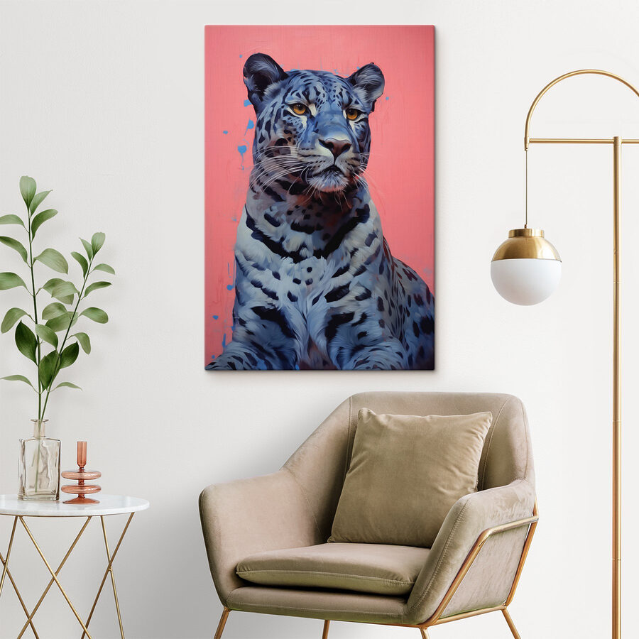 Majestätische Katze mit auffälliger Zeichnung