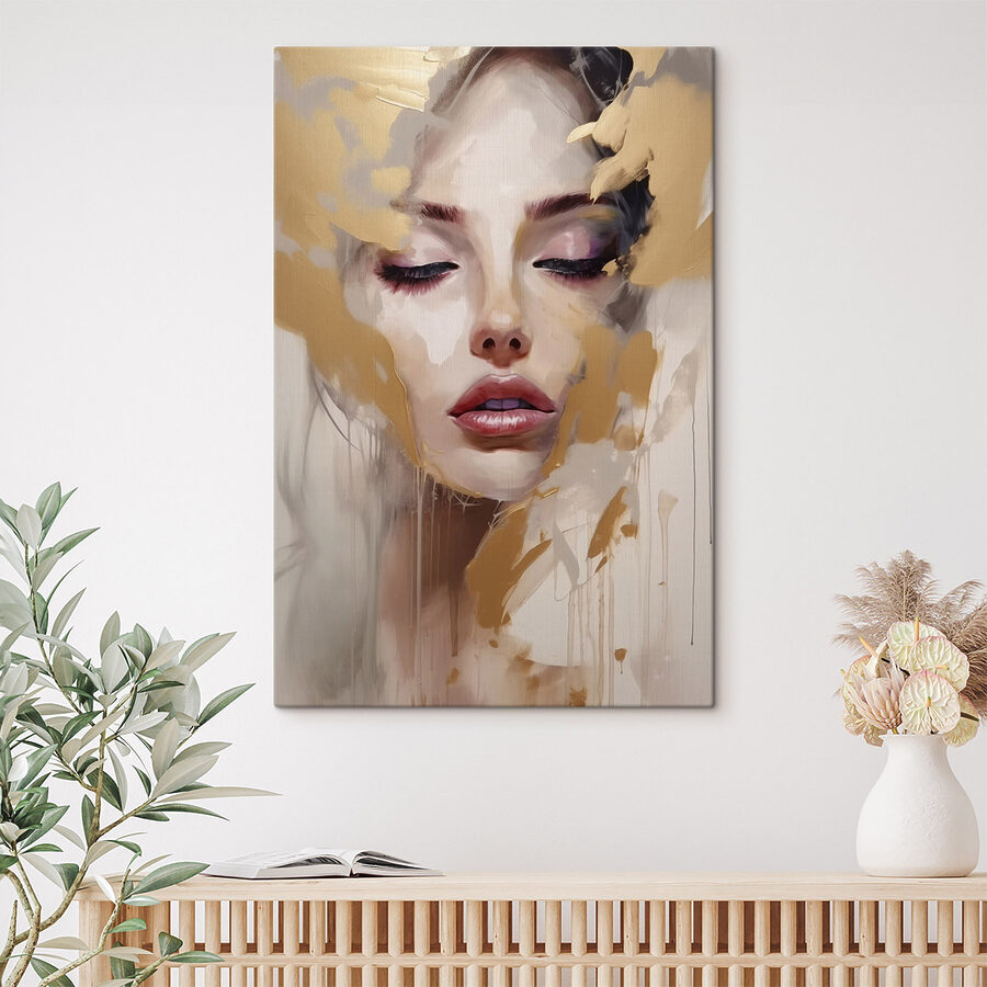Ätherische Schönheit in Kunst gehüllt