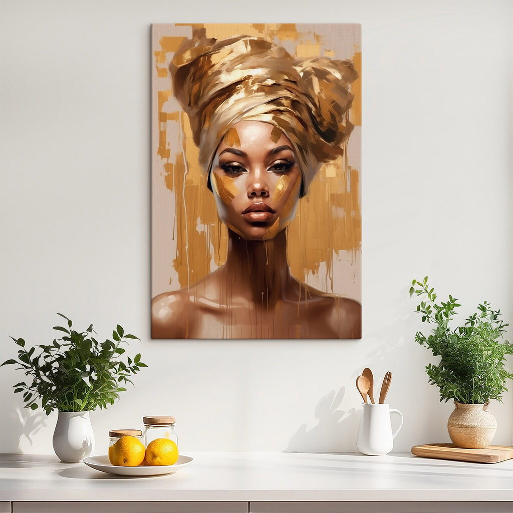 Captivating beauty in unique style