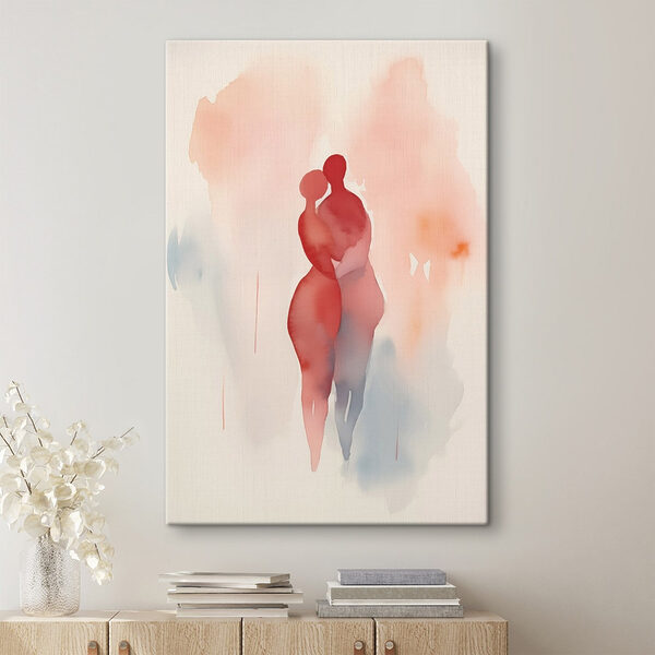 Aquarell von zwei Personen Aquarell von zwei Personen