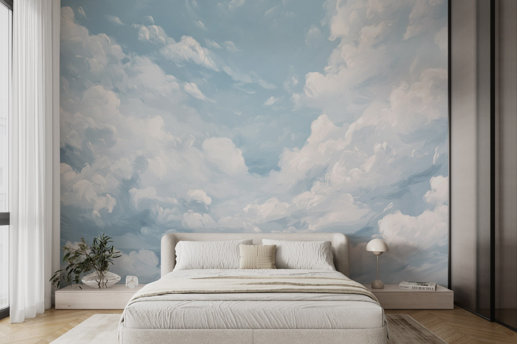 Blue sky with clouds