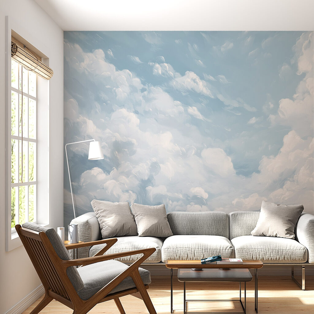 Blue sky with clouds