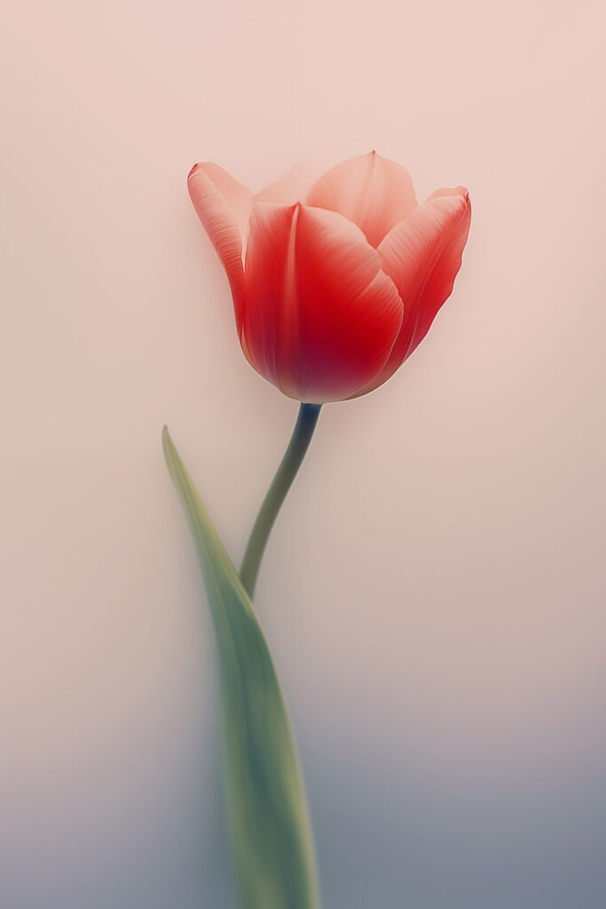 Soft petals in gentle light