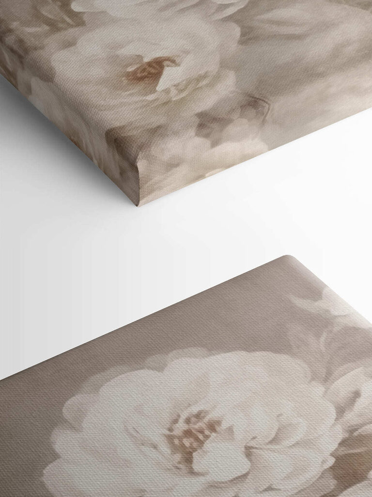 Delicate blooms in soft tones