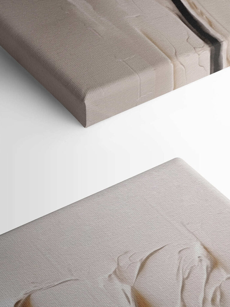 White flower carved into a white surface