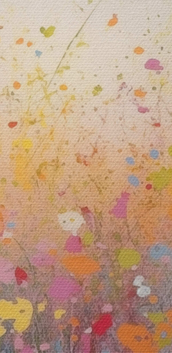 Gemälde von Blumen auf einem Feld Gemälde von Blumen auf einem Feld