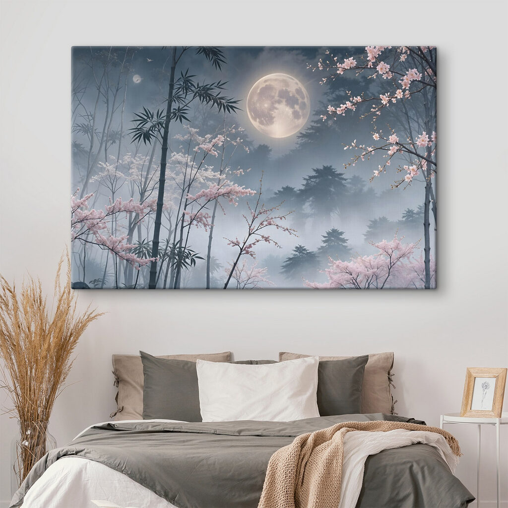 Full moon in the sky