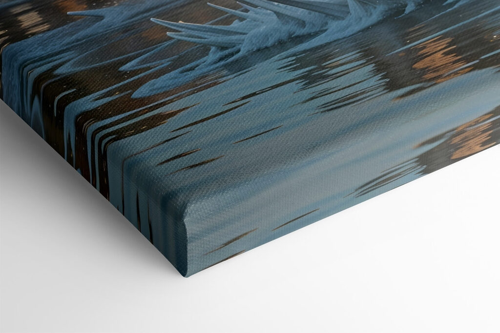 Group of horses running through water