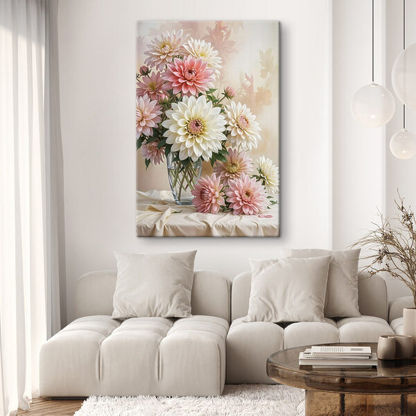 Wandbilder Wandbilder Vase mit Blumen (Artikelnummer: s41743)