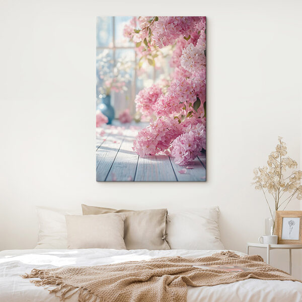 Bunch of pink flowers