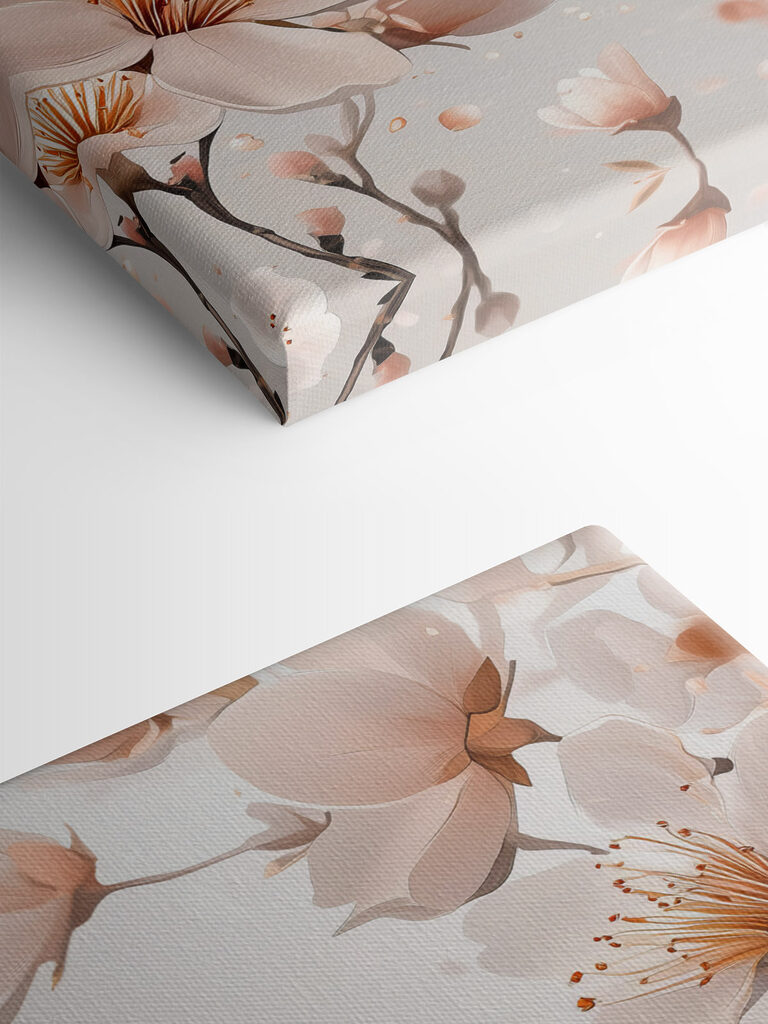 Delicate blossoms in soft hues