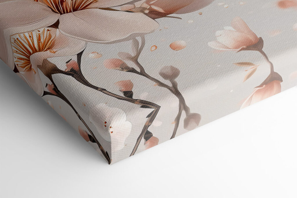 Delicate blossoms in soft hues