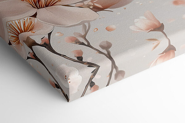 Delicate blossoms in soft hues
